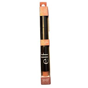 E.L.F Pout Clout Lip Plumping Pen JUST PEACHY 0.07 Oz